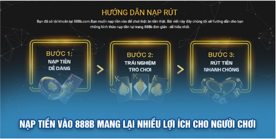 Hướng Dẫn Nạp Tiền 888b Và Những Lưu Ý Cần Nhớ Cho Người Chơi Mới Tham Gia