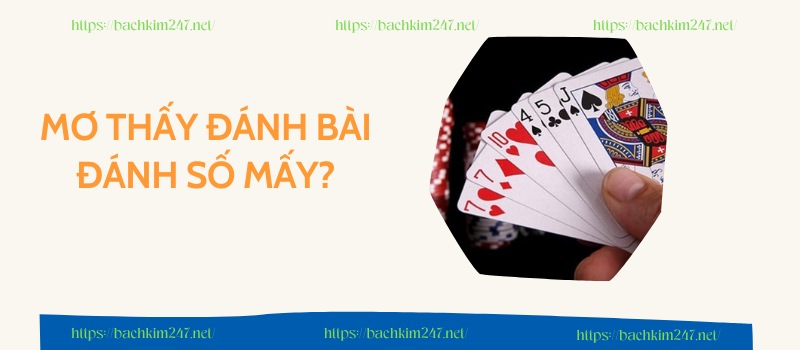 Mơ thấy đánh bài đánh số mấy?