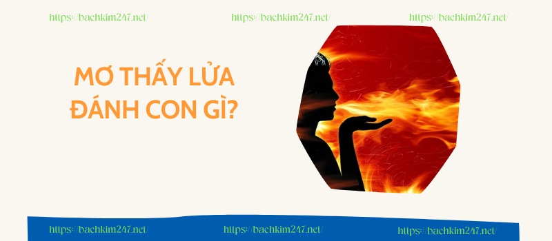 Mơ thấy lửa đánh con gì?