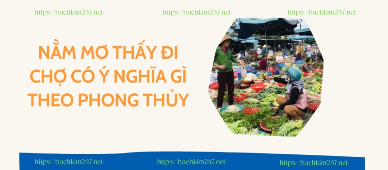 Nằm mơ thấy đi chợ có ý nghĩa gì theo phong thủy