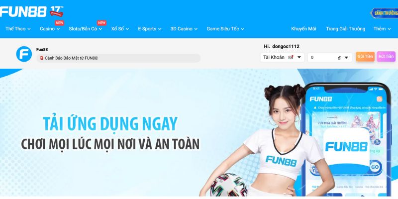 Tải app Fun88 Android, iOS – Cài đặt nhanh, chơi mượt