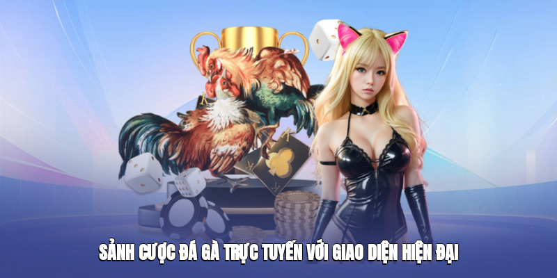 Sảnh cược Đá Gà F8BET trực tuyến với giao diện hiện đại